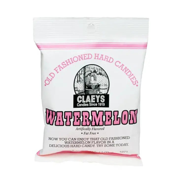 Nostalgic Old Fashioned Claey’s Watermelon Sanded Hard Candy - Mellow Monkey
