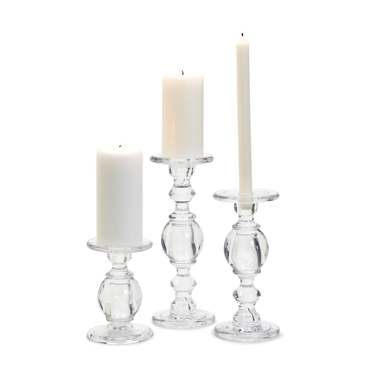 High-Glass Pedestal Candleholder - Mellow Monkey