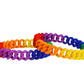 Rainbow Chain Link Silicone Bracelet