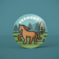 Vermont - Pin Back Button - 1-1/2-in - Mellow Monkey