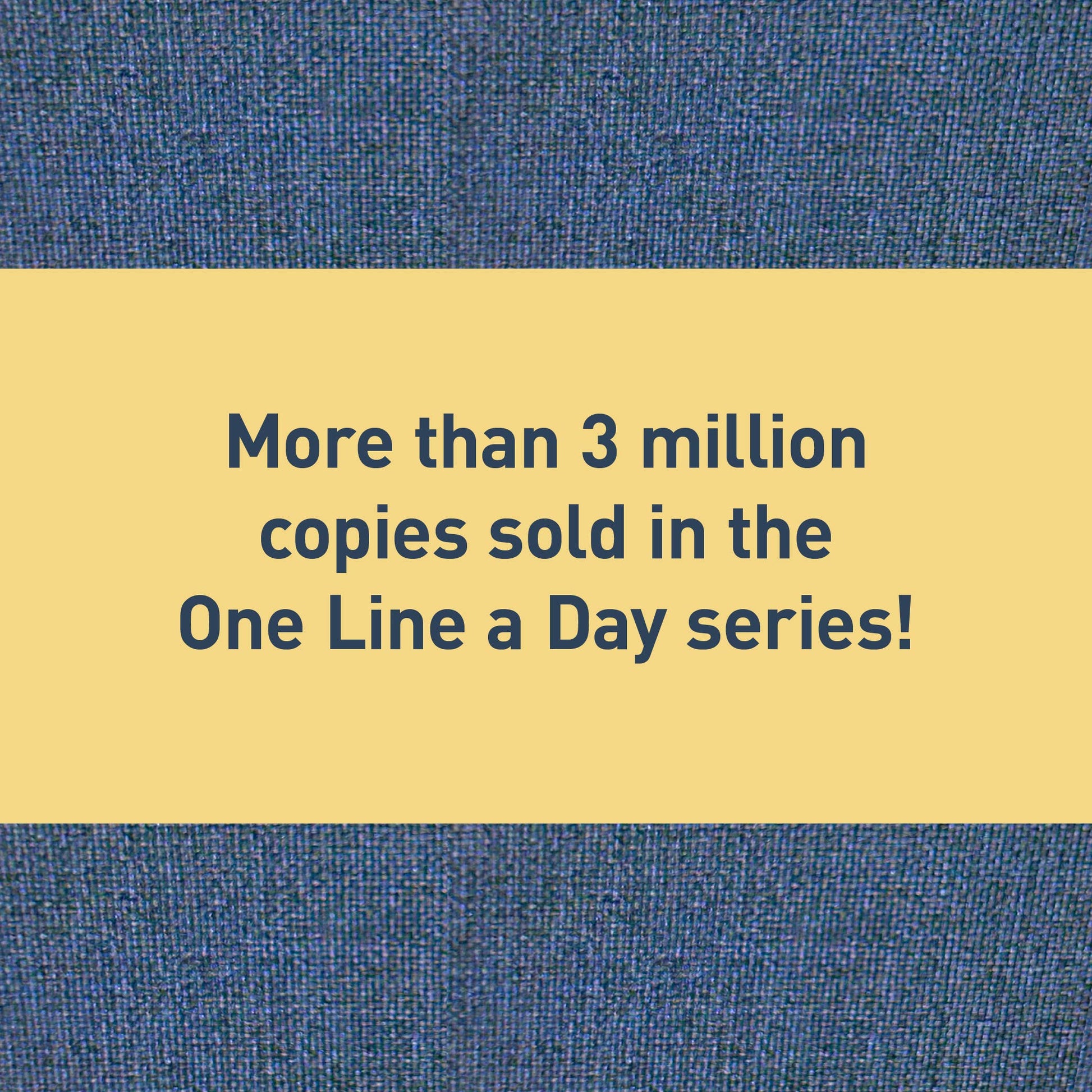 One Line A Day Five Year Journal - Denim Hard Covered - Mellow Monkey