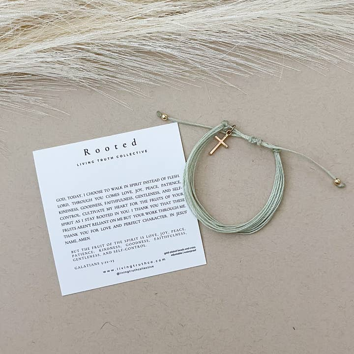 Rooted - Adjustable Prayer Bracelet - Mellow Monkey