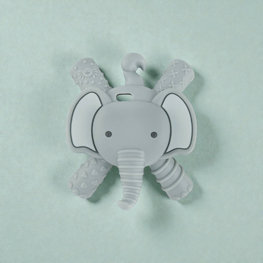 Ritzy Teether™ Baby Molar Teether: Elephant - Mellow Monkey