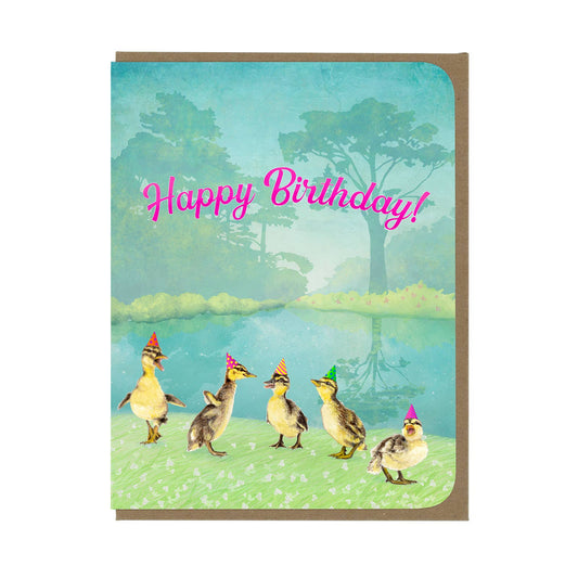 Ducklings - Birthday Greeting Card - Mellow Monkey