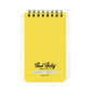Hopes, Dreams & Grocery Lists - 3x5 Spiral Memo Notepad - Mellow Monkey