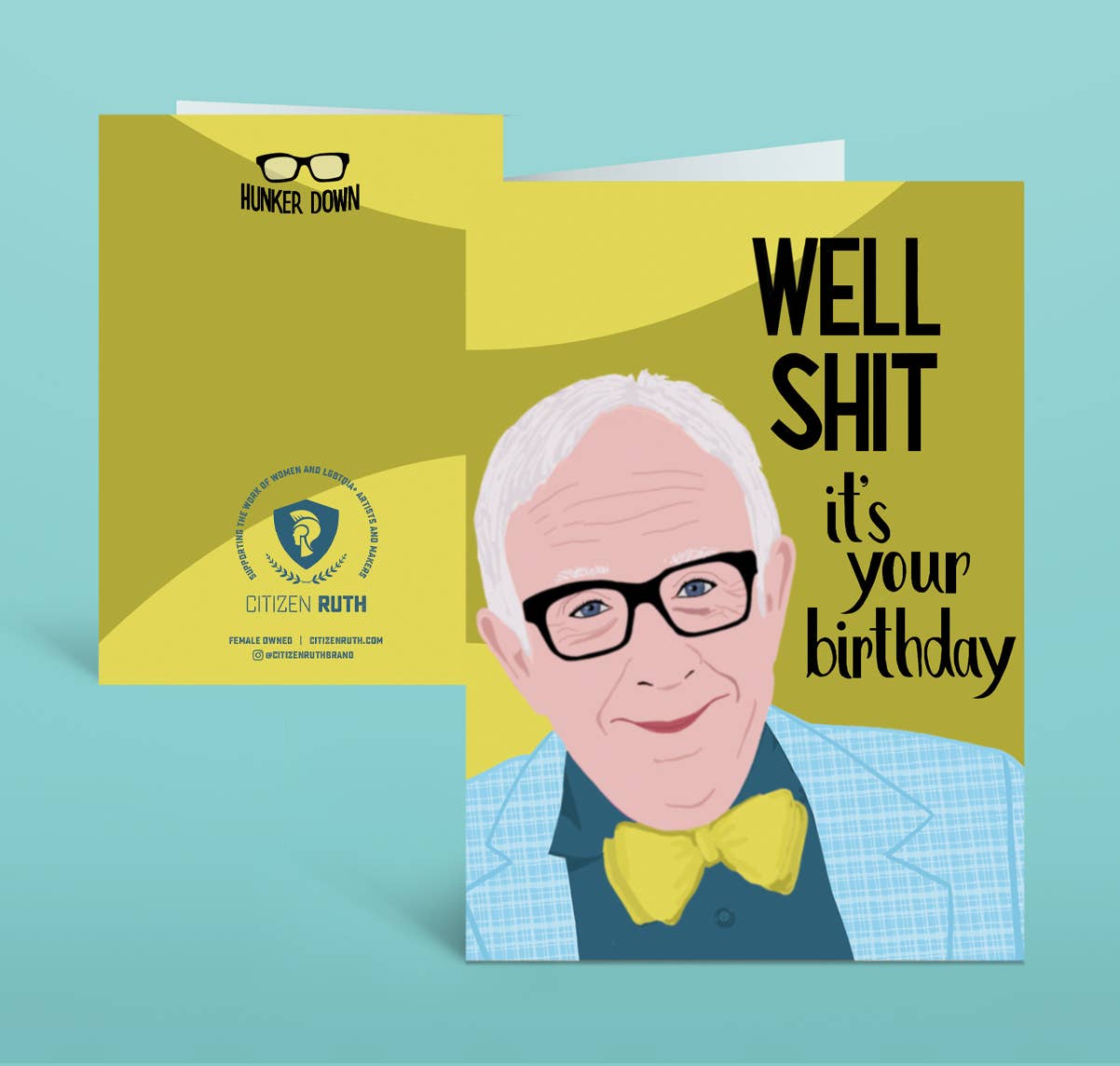 Well Shit It's Your Birthday - Birthday Greeting card - Mellow Monkey