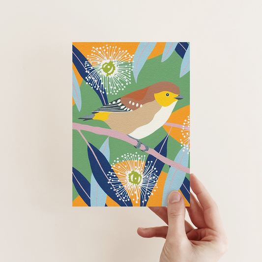 Forty-Spotted Pardalote Greeting Card - Mellow Monkey