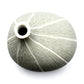 Mini Omo - Handcrafted Porcelain Bud Vase - Gray with White Stripes - 2.7 x 2 x 2.8 in - Mellow Monkey