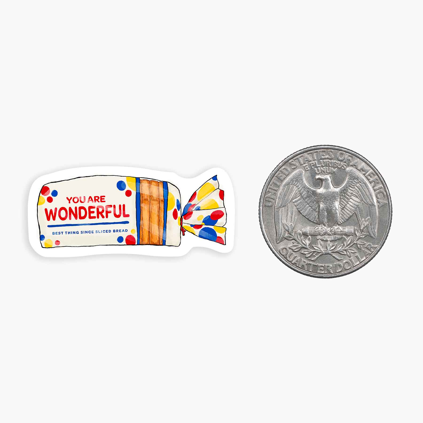 You Are Wonderful - Mini Sticker #5 - Mellow Monkey