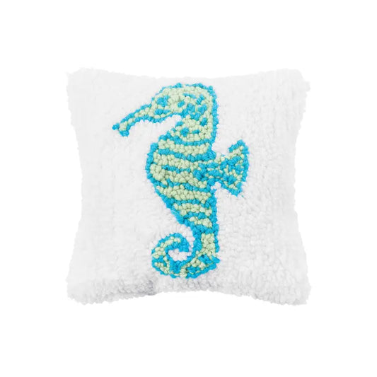Seahorse Hook Pillow - 8-in - Mellow Monkey