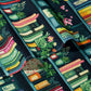 House Plants and Books - Double Sided Waffle Dish Towel - Mellow Monkey