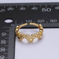 Dainty Micro Pave CZ Gold Mouse Adjustable Casual Ring O-185 - Mellow Monkey
