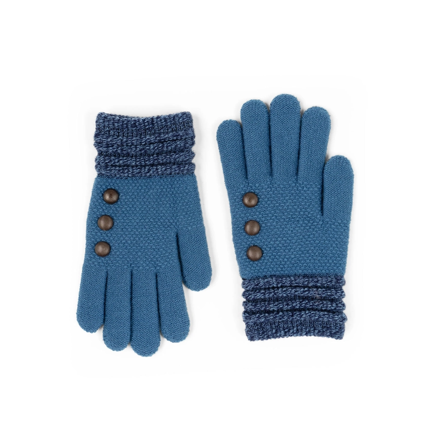 Britt's Knits Original Gloves - Blue - Mellow Monkey