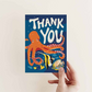 Octopus & Friends Thank You Greeting Card - Mellow Monkey