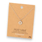 Dainty Sun Pendant Necklace - 16-in - Rhodium Plated - Mellow Monkey
