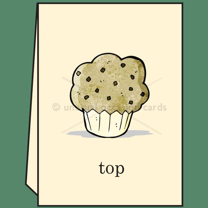 Muffin Top - Greeting Card - Mellow Monkey