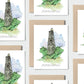 Old Baldy Lighthouse Single Notecard - NC Coast Collection - Mellow Monkey