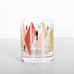 Mid Century Modern - Retro Diamond Double Old Fashioned Cocktail Glass - Mellow Monkey