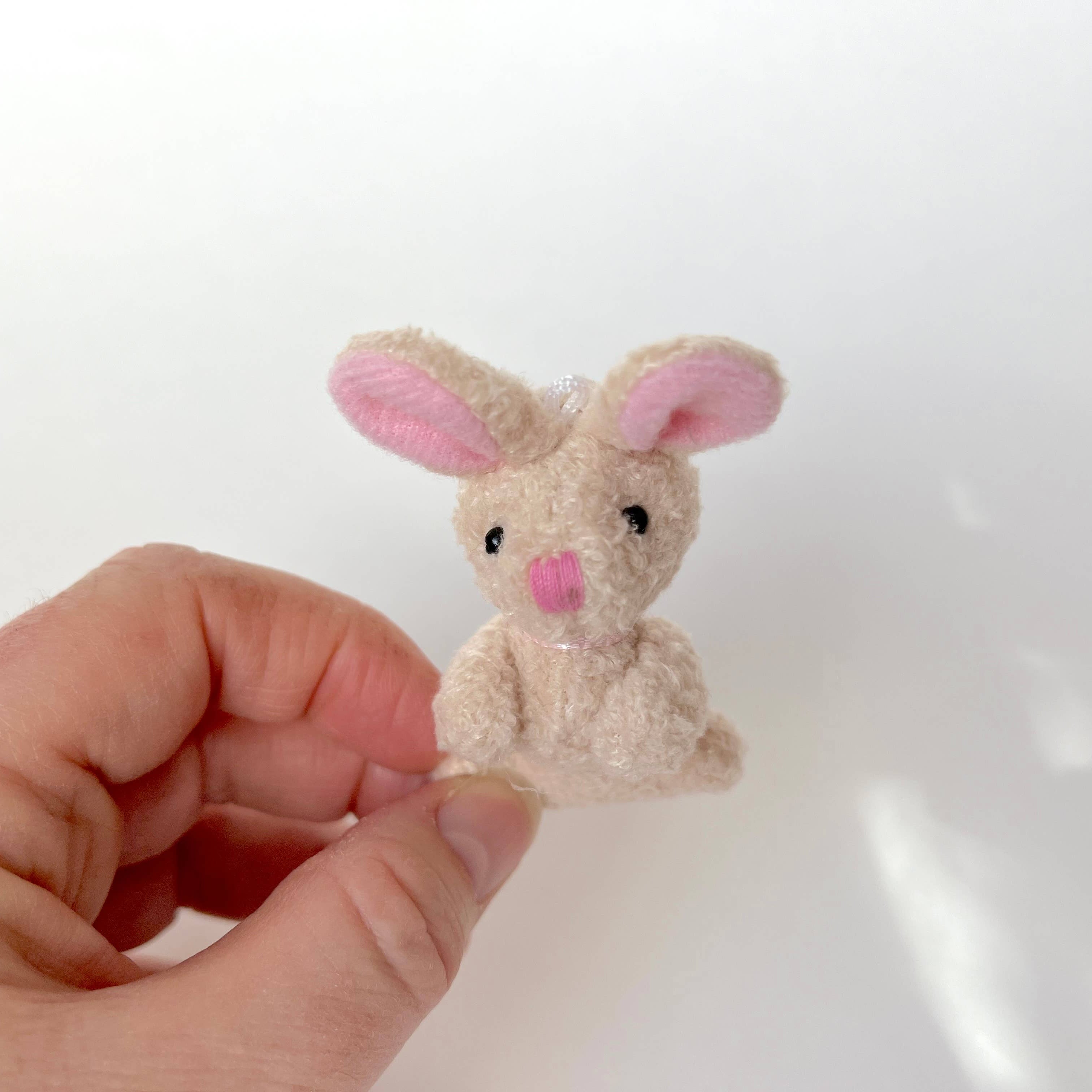 Small Plush Bunny Rabbit - Light Brown - 2-in – Mellow Monkey