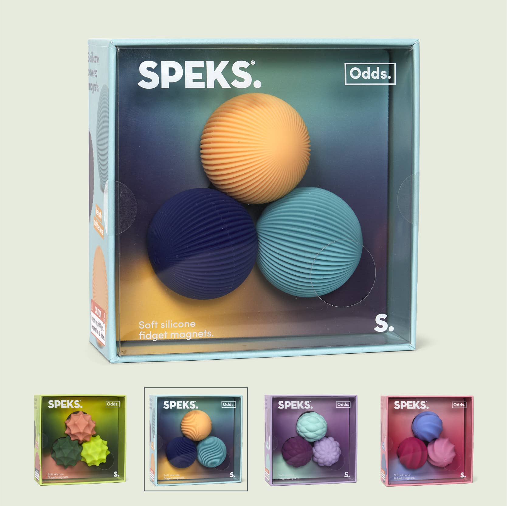 Odds Vivid Silicone Fidget Magnets - Mellow Monkey