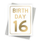 Sweet Sixteen – Age and Milestone Birthday Card - Mellow Monkey