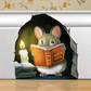 Mouse Reading Book 3D Wall Sticker Decal - Mellow Monkey