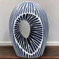 Blue Arch Large Ceramic Vase - 4.7 x 8.7 in - Mellow Monkey