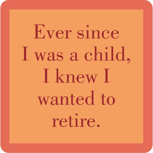 I was a Child - Coaster - 4 inch - Mellow Monkey