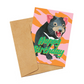 Tasmanian Devil Birthday Greeting Card - Mellow Monkey