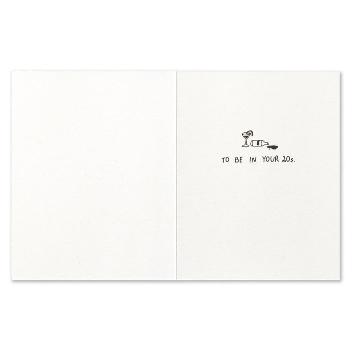 Humor Us Greeting Card - Birthday - The Best Cure For A Hangover Is - Mellow Monkey