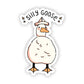 Silly Goose Vinyl Sticker