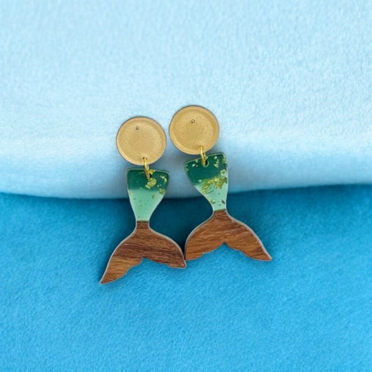 Be A Mermaid Stud Earrings