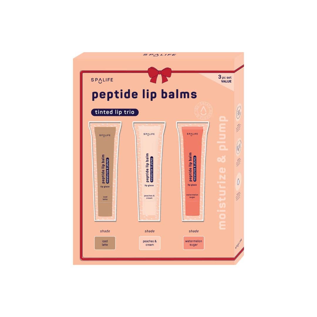 Holiday Peptide Lip Balms Tinted Lip Trio - Mellow Monkey