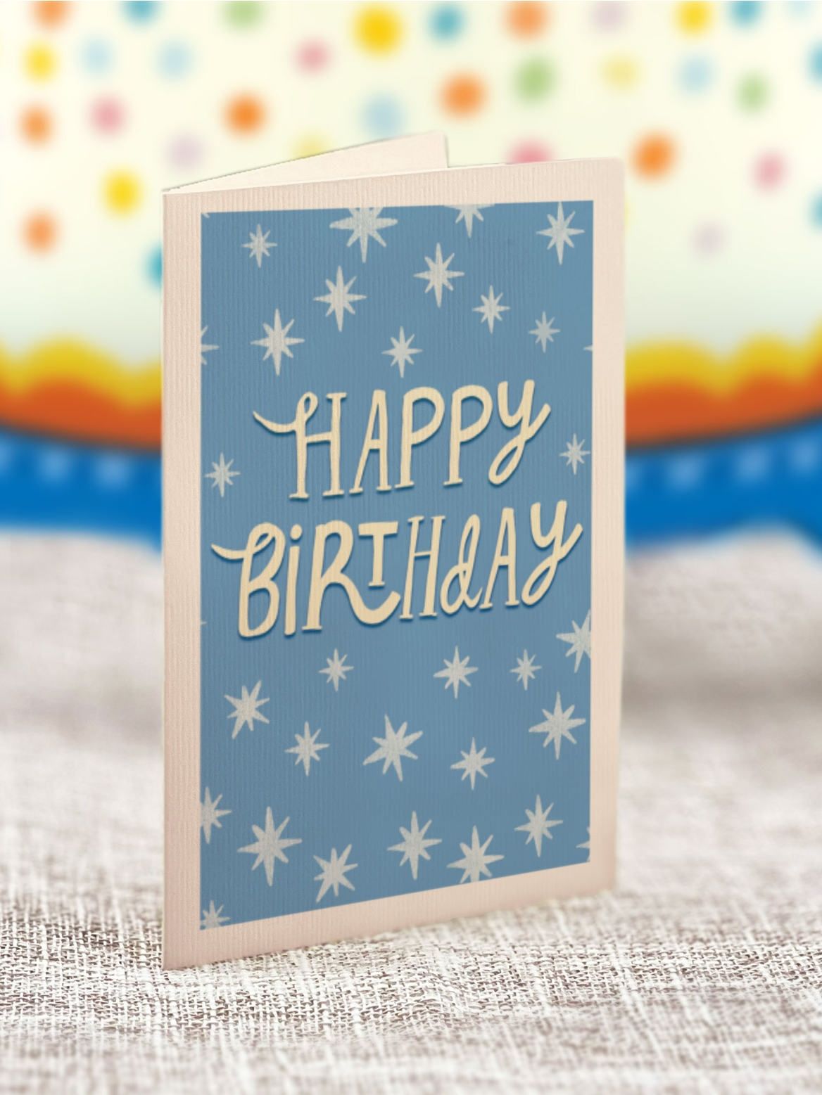 Freshcut Paper Confetti Birthday Cake Pop-Up Greeting Card - Mellow Monkey