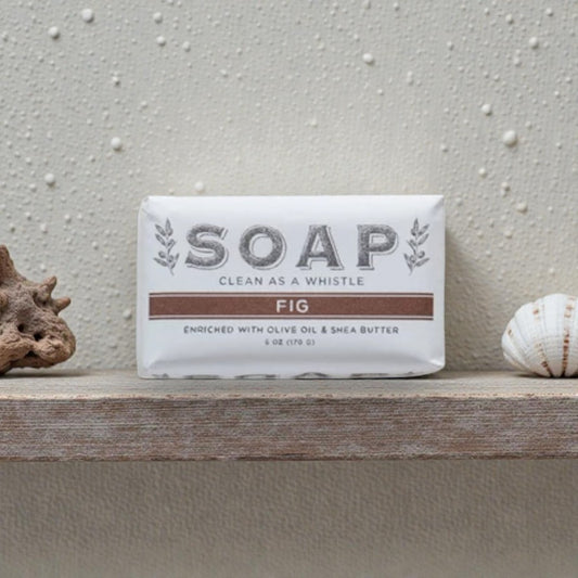 Fig Scented Olive Oil & Shea Butter Milled Bar Soap