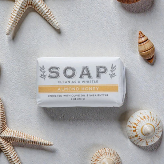 Almond Honey Scented Olive Oil & Shea Butter Milled Bar Soap