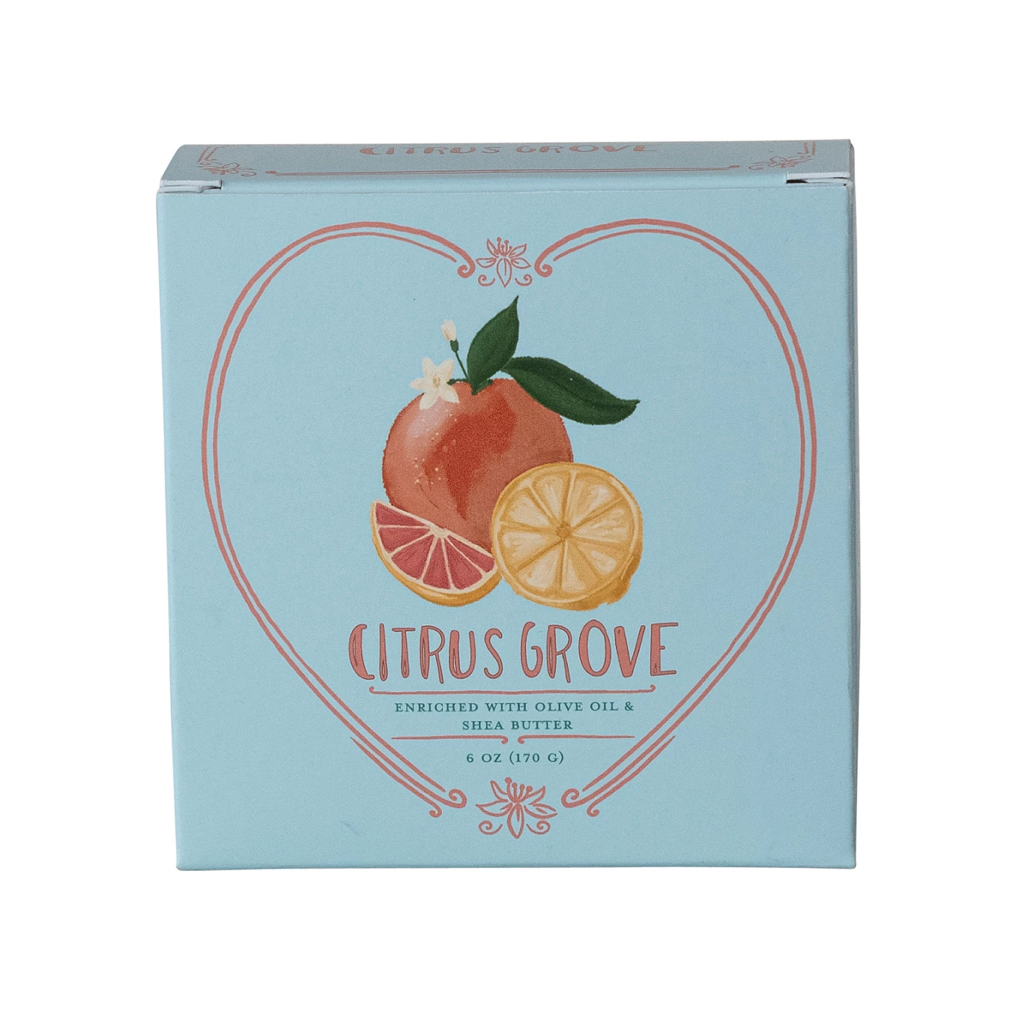 Citrus Grove - Olive Oil & Shea Butter Triple Milled Bar Soap - Mellow Monkey