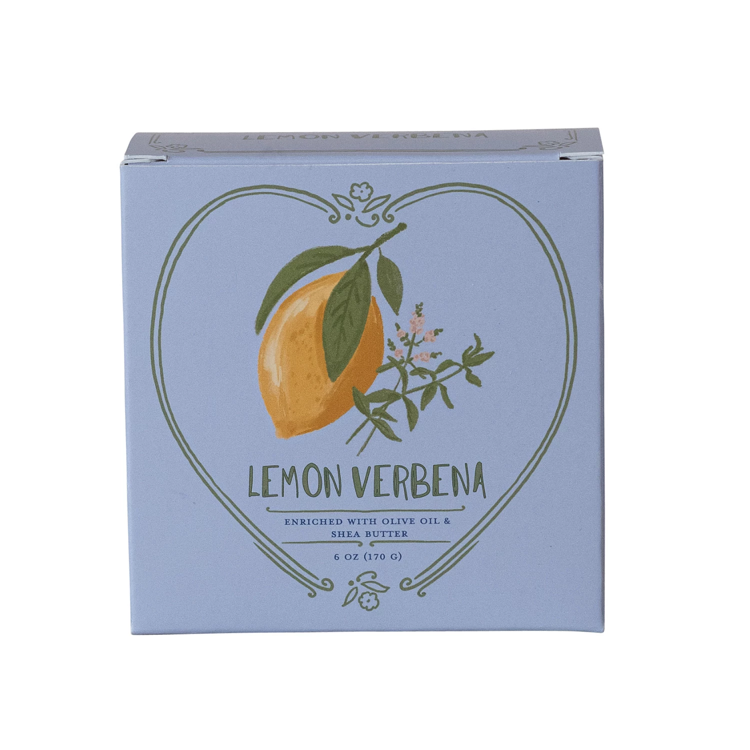 Lemon Verbena Scented Olive Oil & Shea Butter Triple Milled Bar Soap, Made In The U.S.A - Mellow Monkey