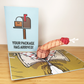 Package Arrived - Humorous and Inappropriate Pop-Up Surprise Greeting Card - Mellow Monkey