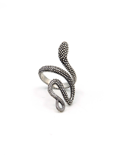 Viper Adjustable Snake Ring - Mellow Monkey