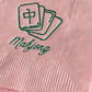 Blush Pink Mahjong Tile Cocktail Napkins - Pack of 16 - Mellow Monkey