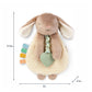 Taupe Bunny Itzy Friends Lovey™ Plush+ Teether Toy - Mellow Monkey
