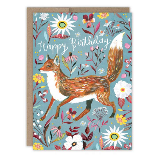 Happy Birthday You Foxy Thing - Birthday Greeting Card - Mellow Monkey