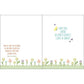 With Scripture Religious Greeting Card - Baptism Flowers - Mellow Monkey