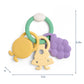 Itzy Trio™ Multi-textured Silicone Teether - Charcuterie