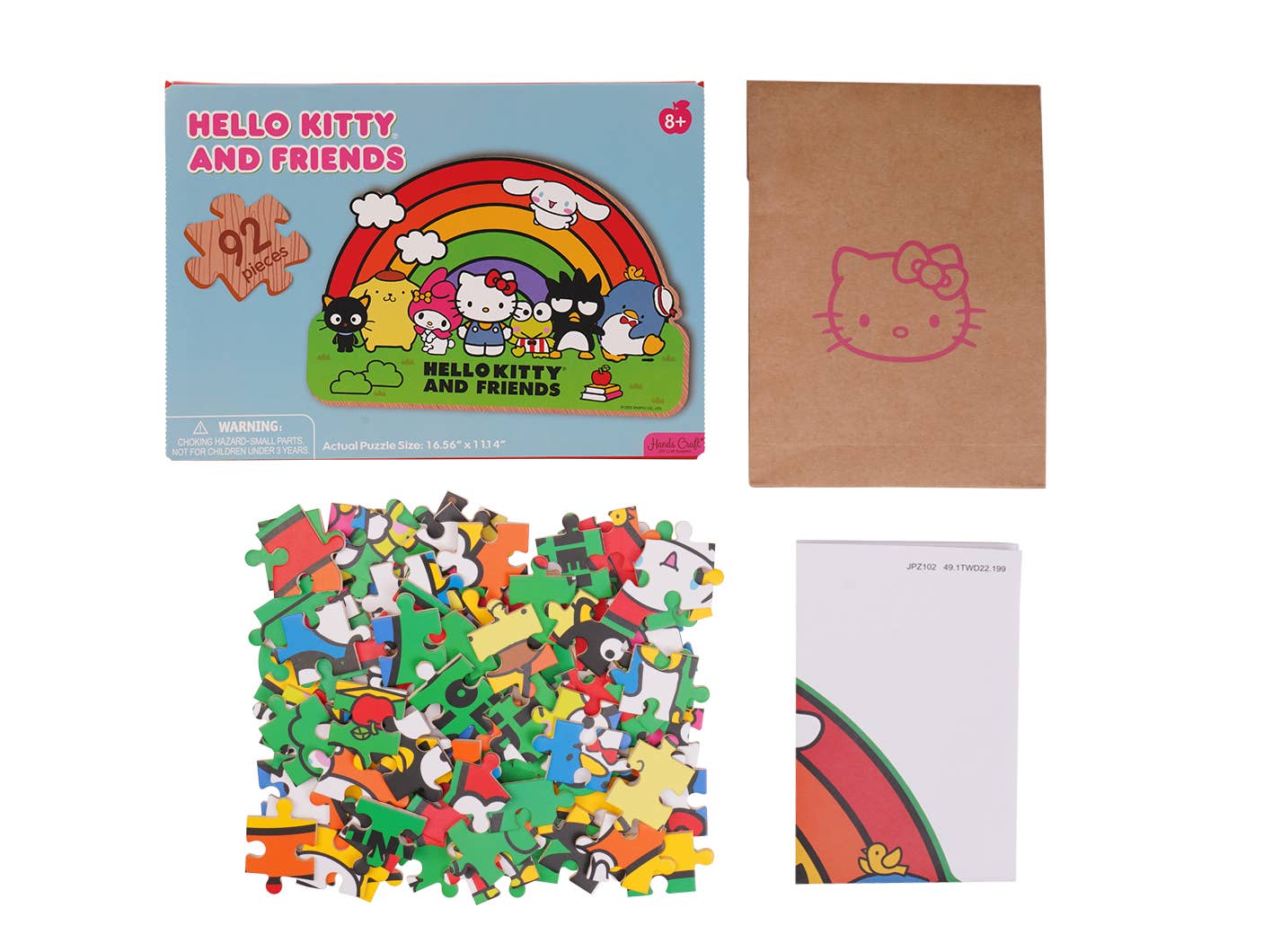 Hello Kitty® And Friends Wooden Jigsaw Puzzle: Rainbow – Mellow Monkey