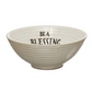 Be a Blessing - Stoneware Bowl with Stamped Saying - 4-in - Mellow Monkey