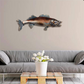 Lake Fish Metal Wall Art - 23-in