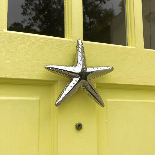 Starfish Door Knocker - Nickel Silver - Mellow Monkey