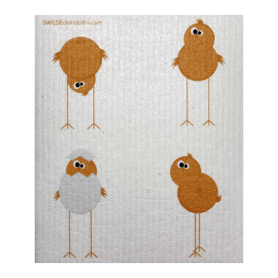 Funny Chickens Swedish Dishcloth - Mellow Monkey